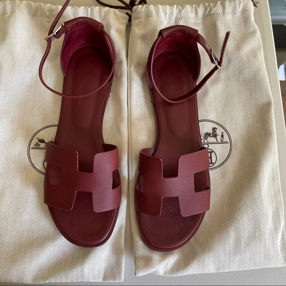 Hermes Santorini Sandals Size 39 WITH BOX